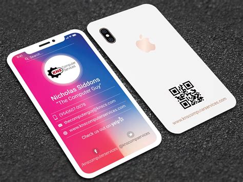 best digital business card iphone